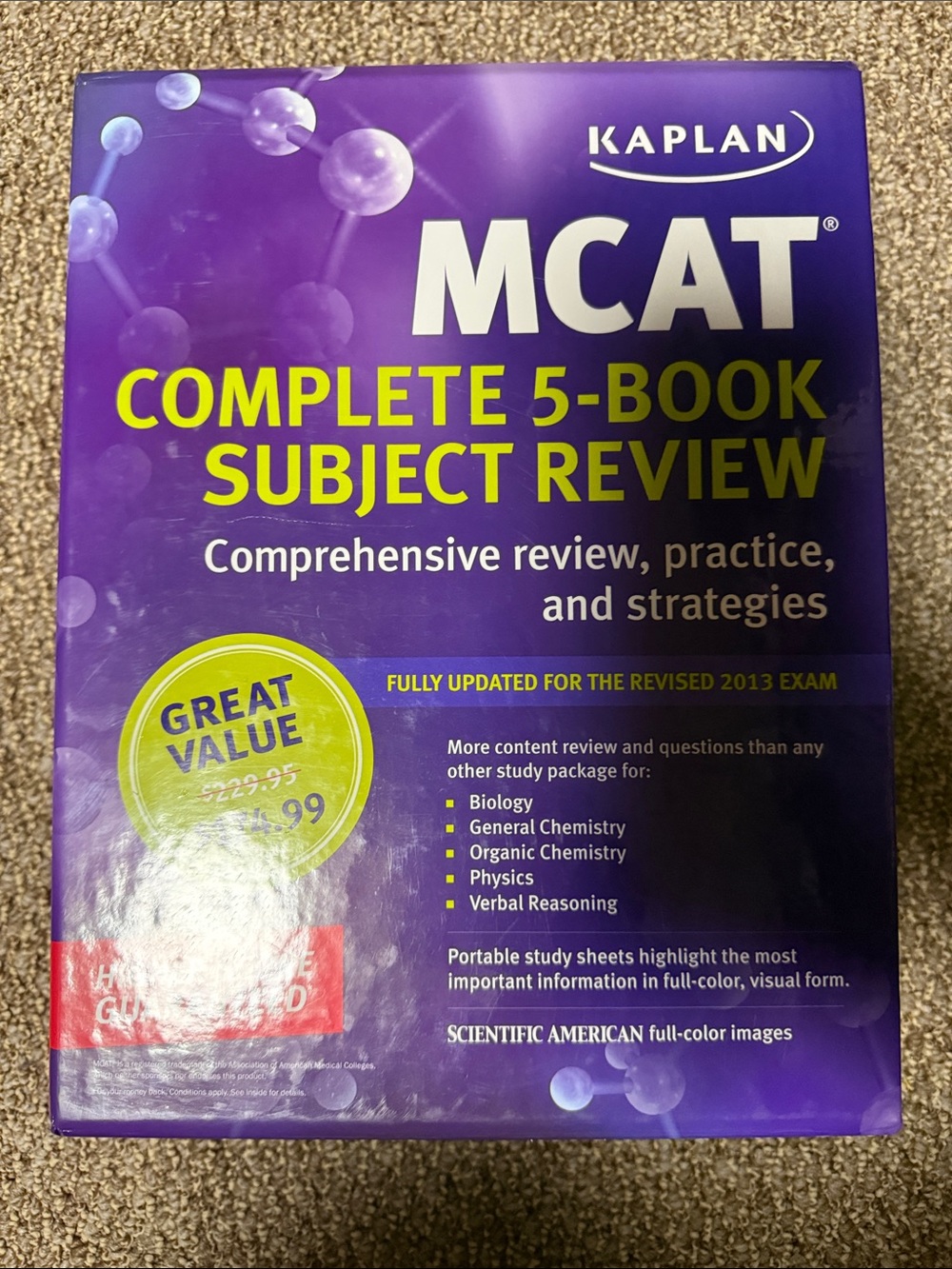 Kaplan MCAT Complete 5-Book Subject Review